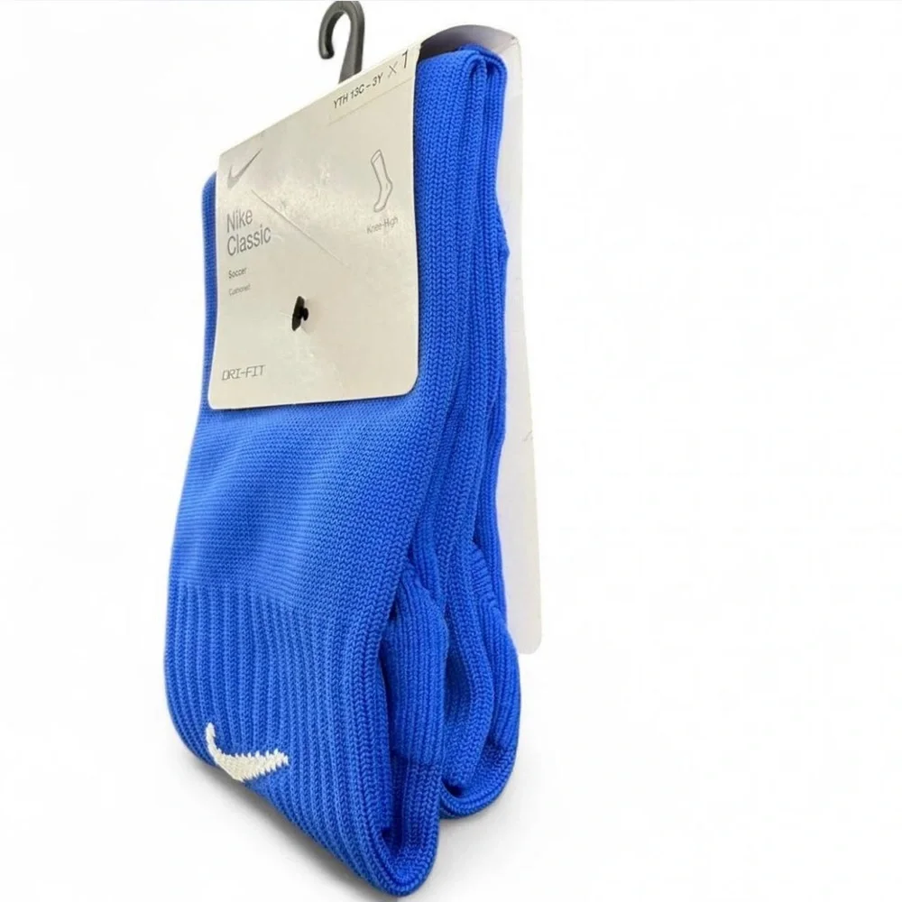 Nike Classic Soccer Knee-High Socks Royal Blue Youth 13C–3Y Dri-FIT